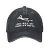 Faço Todas as Minhas Próprias Dublês Boné de Beisebol Chapéus Unissex Proteção de Viseira Feminina Snapback Bonés de Skate