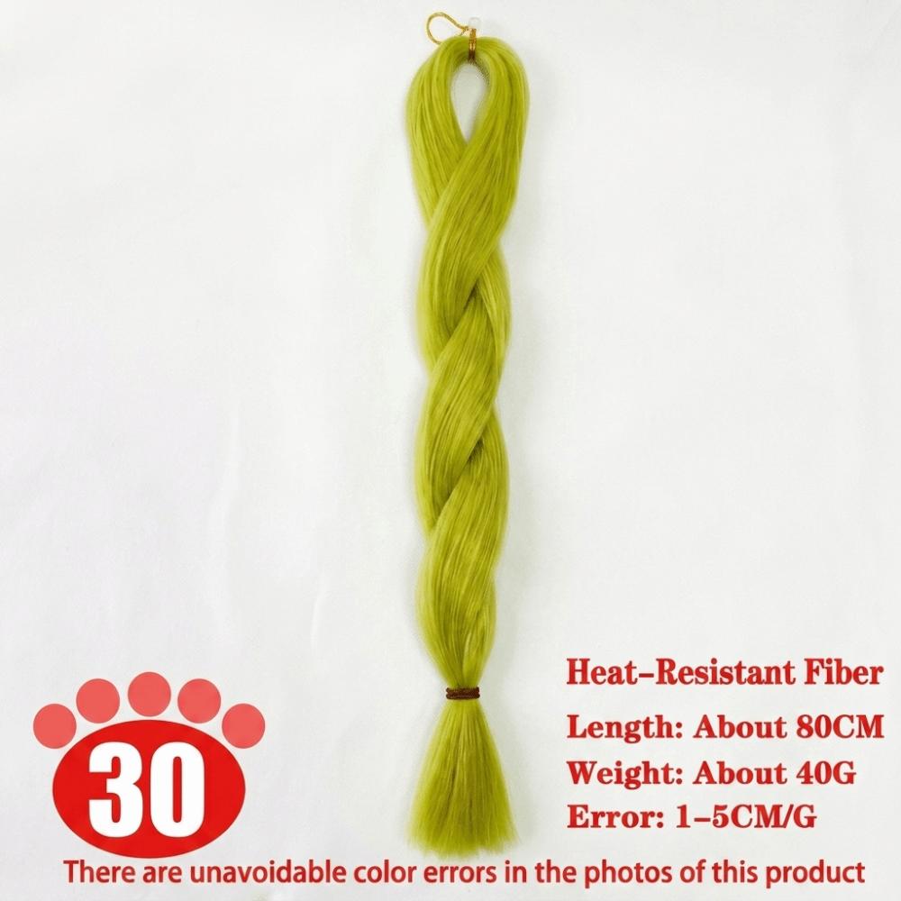 80cm Heat-Resistant Fiber Doll Hair Hand-crocheted Doll Hair for BJD SD Doll Doll Hair