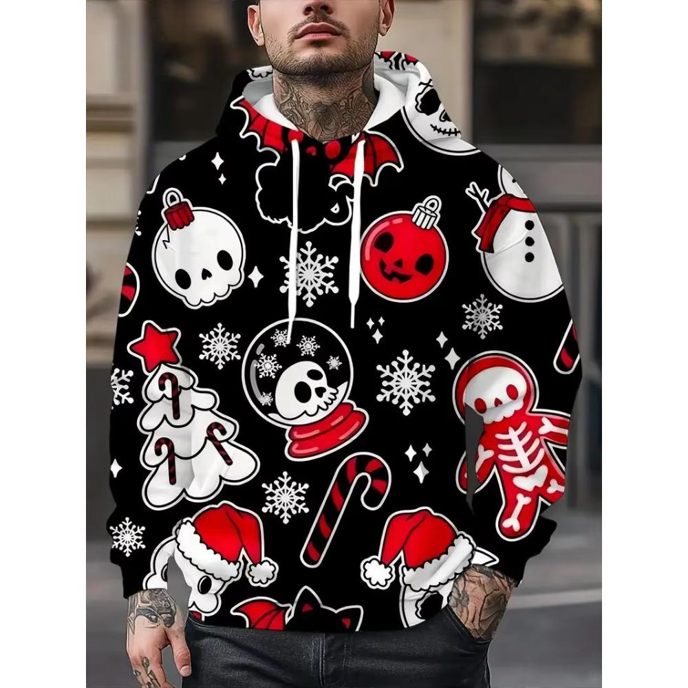 Simple Comfortable Men's Hooded Sweatshirt Casual Loose Hoodies Sweatshirts Men’s
