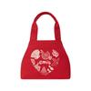 Heart Coastal Mini Tote Bag Red