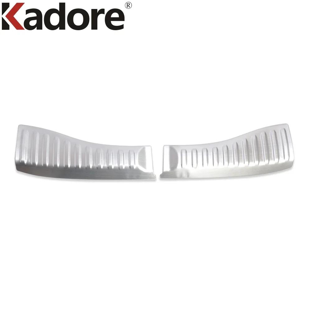 For Honda Fit Jazz    Stainless Steel Rear Trunk Bumper Cover Trim Tailgate Door Sill Plate Guard Car Accessories Staindless Steel