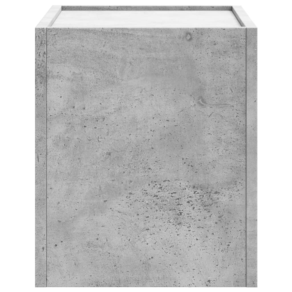 Vidaxl Wiszące Szafki Nocne, 2 Szt., Szarość Betonu, 45X30X35 Cm