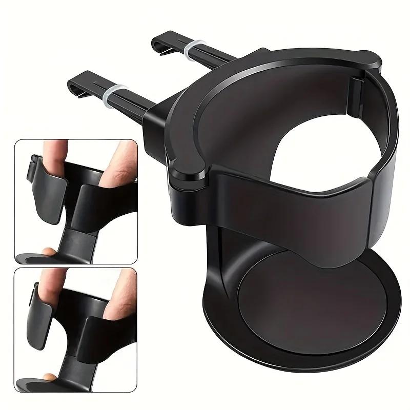 Adjustable Car Vent Cup Holder – Sponge Base for Secure Bottle/Cup Grip, Easy Installation
