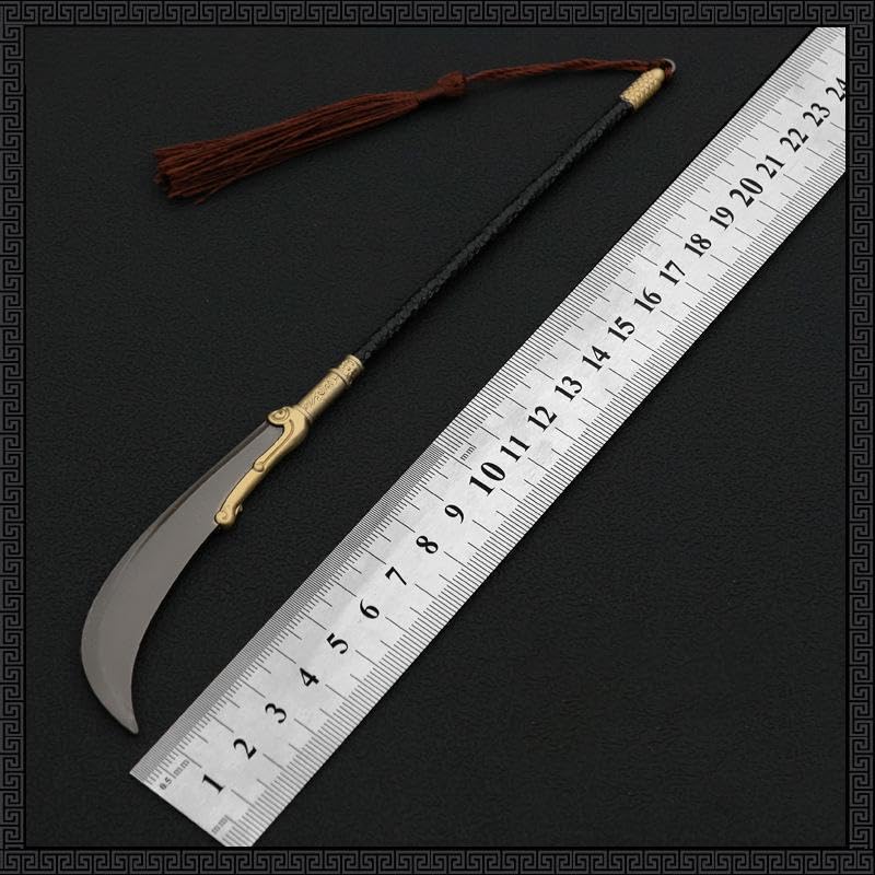 [Nekogamiyama] Suikoden Krieger, Held, Waffe, Shixiu, Pinmei Saburo, Gesamtlänge 22cm / Miniaturfigur, Sammlerstück, Inneneinrichtungsgegenstand