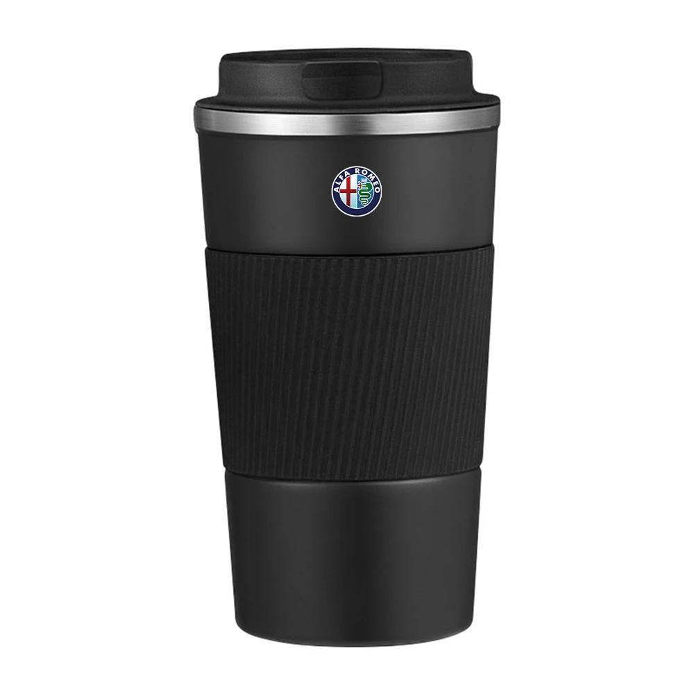 

Car Stickers For Alfa Romeo Thermo Cafe Coffee Mug Thermal Mug for Tea Water Coffee Car Thermos Mug For Alfa Romeo Stelvio Giuli