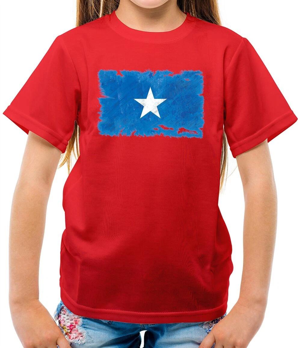 Somalia Grunge Stile Bandiera - T-Shirt - Somalo - Paese - Viaggio - Bandiere 110