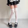 Fishnet Stockings Ballet Laces Up Thigh High Stockings Nylon Over the Knee Socks for Women Girls