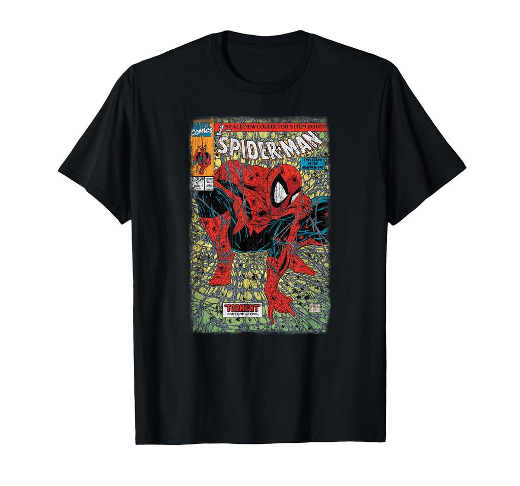 Marvel Comics Retro Classic Torment Distressed Spider-Man T-Shirt