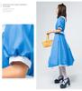 Alice Anime Maid Kostüm - Blau, Japanische Größe, Halloween Outfit