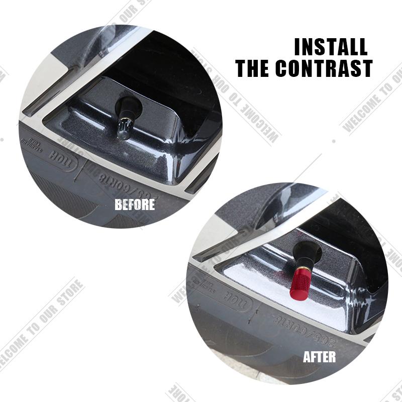 ASS1 Motorcycle CNC Aluminum For CF MOTO Emblem NK300 NK650 300SR 450SR 800MT 450MT 650GT 4pcs Tire Valve Air Port Stem Cover Caps