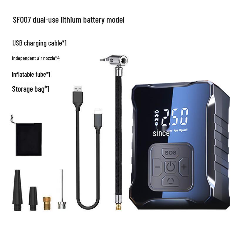 High-Power Portable Electric Car Tire Inflator