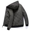 New Winter Style Men's Plus Velvet Thickened Hooded Cotton Coat for Middle-aged and Young Korean Style Loose and Versatile Cotton Coat