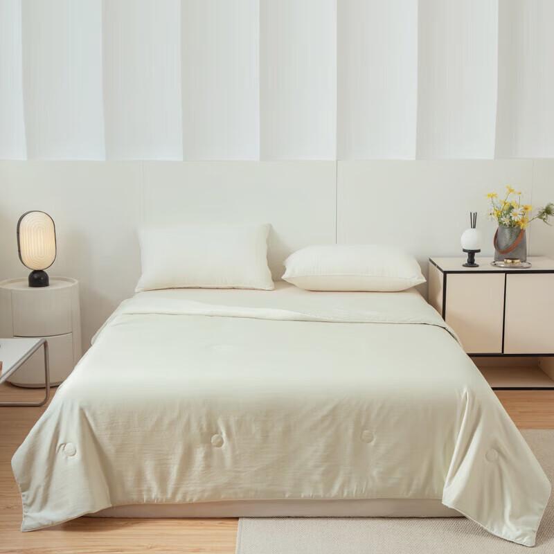 

MUJI Water Ripple Satin Silk Summer Quilt