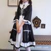 Halloween Japanese Soft Girl Female Dress Female Long-sleeved Loli Princess Dress, Cross Lolita Dress Foreign Dress