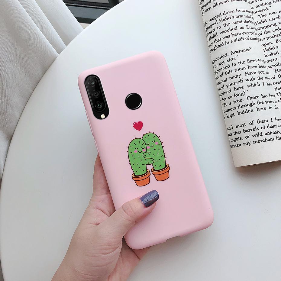 Cartoon Cute Case For Huawei P30 Lite Pro 2020 Cover Soft Silicone Protector Coque For Huawei P30lite MAR-LX1M P30Pro Phone Case