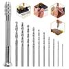 11Pcs Set Manual Twist Drill 0.8-3.0mm Drill Bits Rotary Micro Drill Bits  DIY Crafts