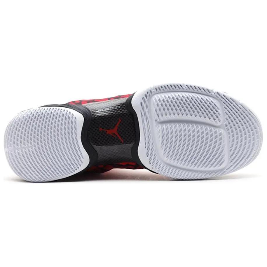 Air Jordan 28 'Red Elephant' (Unisex) Fire Red / White / Black Basketball Shoes 555109 610
