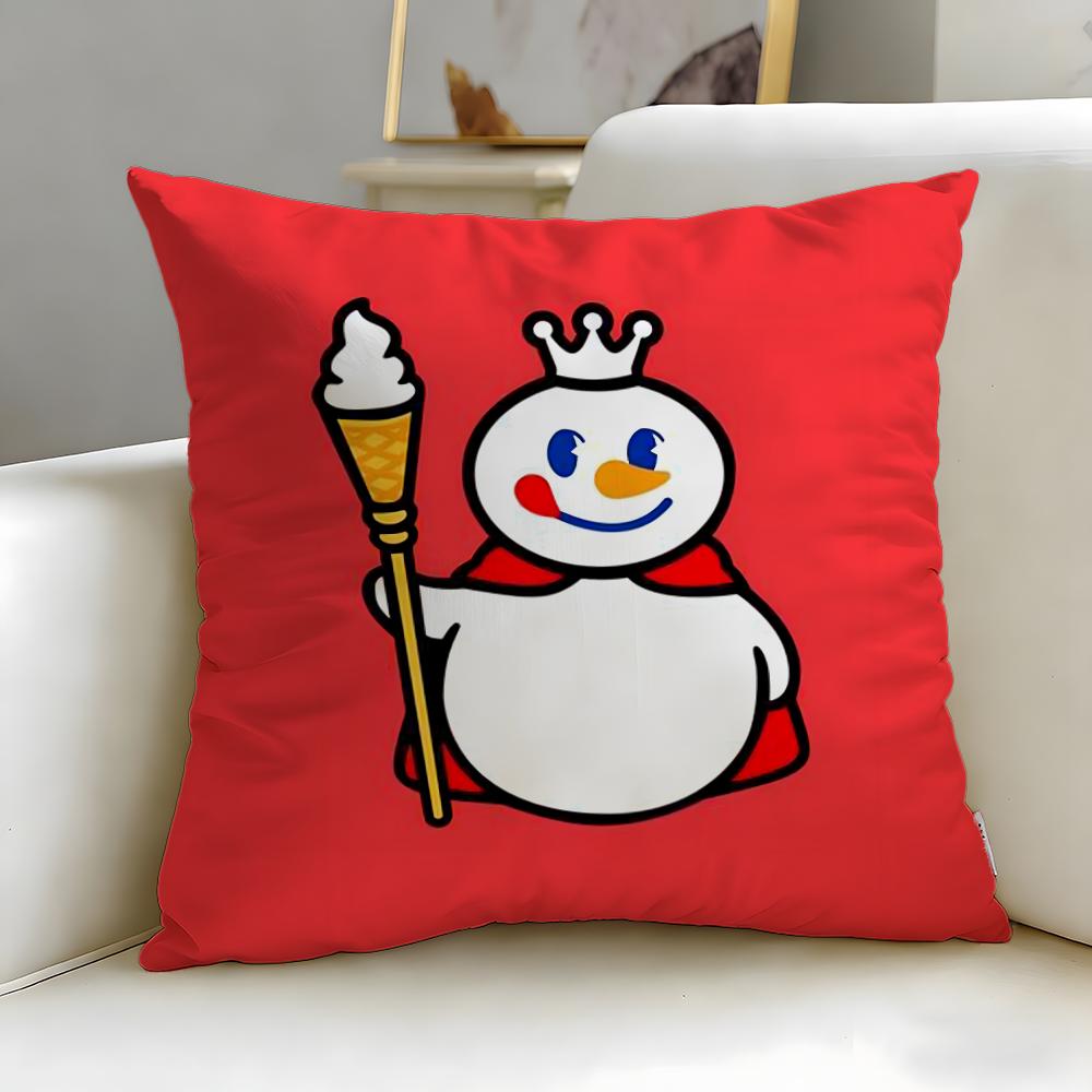 popular beverage brand MIXUE Cushion Cover Soft & Easy-Wash Pillow Case – Versatile for Couch, Bed, Travel and Office 30cmx30cm