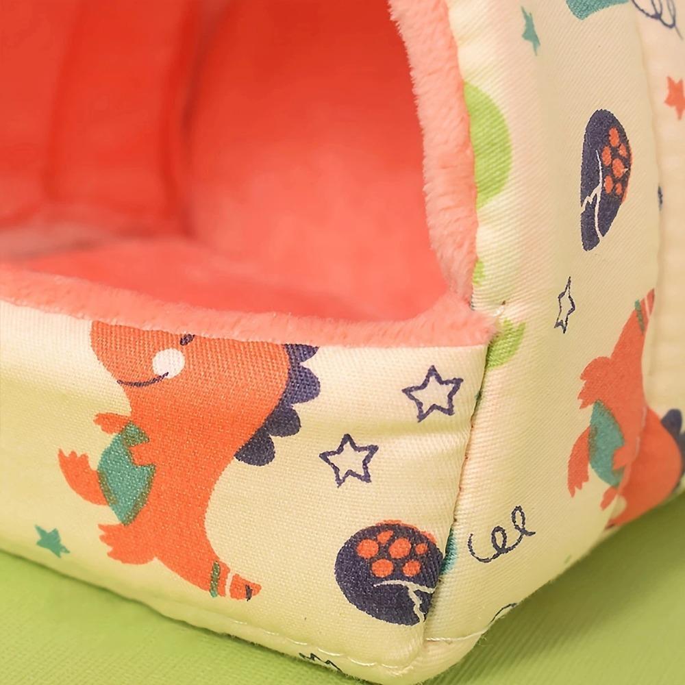 1pc-Hamster Nest Hamster Winter Supplies Cute Pet Bird's Nest with Velvet and Warm Cotton Nest Little Pet Parrot's Nest