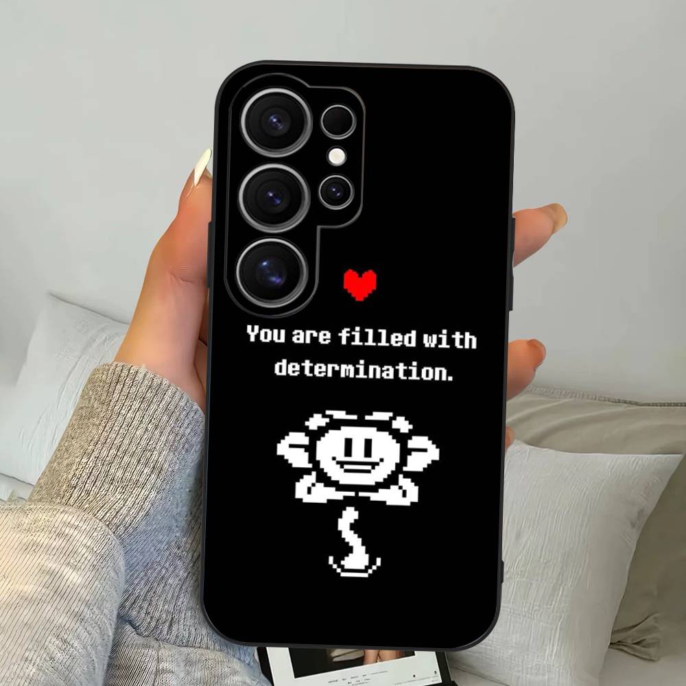 U-Undertale Game Phone Case For Samsung S 24 Fe 25 Ultra Plus 20 Lite 21 30 22 23 24 22 Ultra 5G Fundas