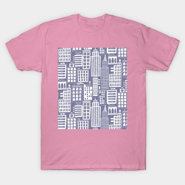 T Shirt Women Building City Town Cityscape Harajuku Print Kawaii Tshirt Summer Short Sleeve Female T-Shirt Top Tee