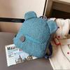 Fashion Cute Bear Women'S Bear Backpacks Plush Multi-Function Mini Backpack Portable Kids Shoulder Bag Travel