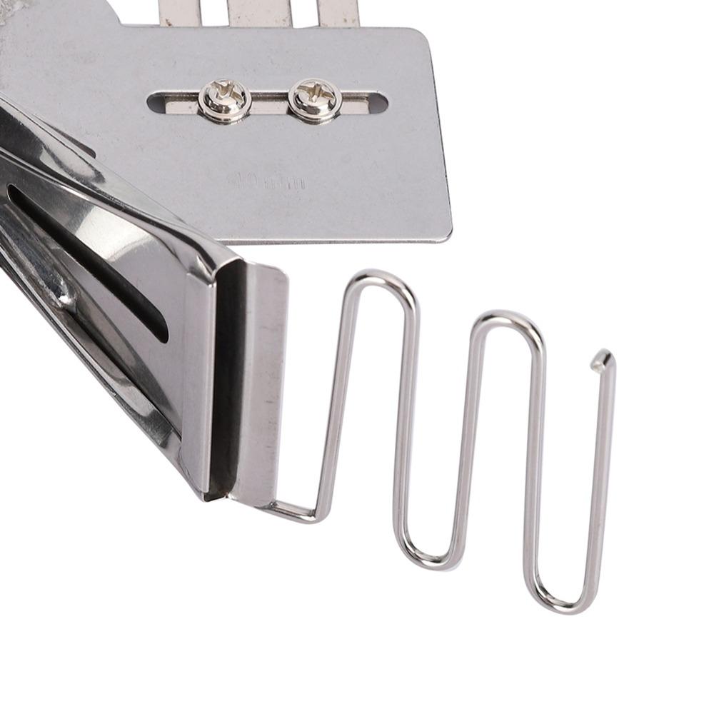 Sewing Machine Parts Iron Tape Binder Precision 4 Folds Hemmer Folder Adjustable Durable Sewing Hemmer Industrial Sewing