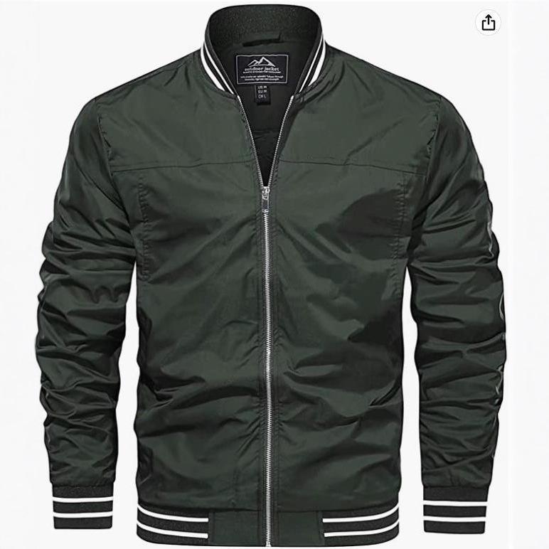 Trendy European Lightweight Windproof Bomber Jacket