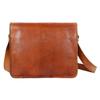 New Genuine Vintage Rustic Soft Leather Shoulder Messenger Briefcase Laptop Bag
