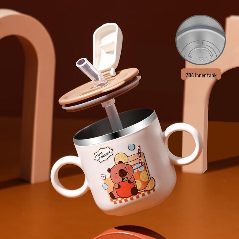 Kabo Dun Children s 304 Stainless Steel Insulated Straw Cup