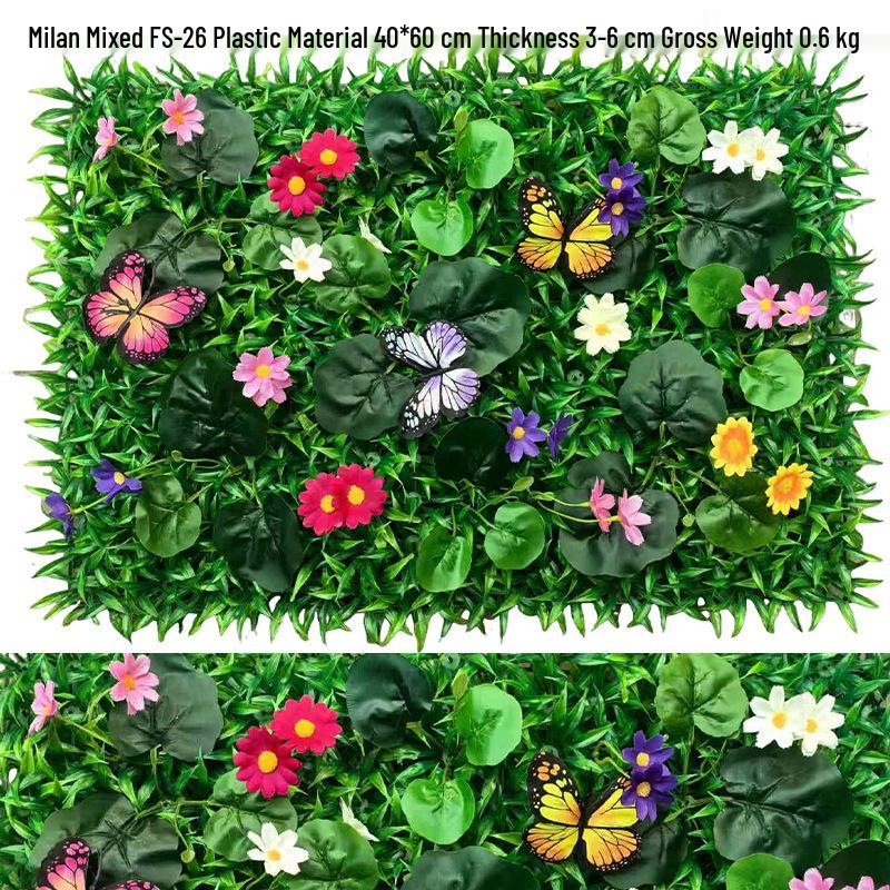 Künstliche Blumenwand für die Dekoration von Einkaufszentren im Freien