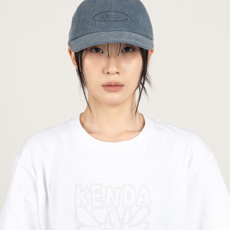 

KENDA OVAL LOGO PIGMENT BALL cap - NAVY / PGBC01-14S NAVY_FREE