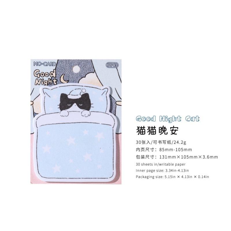 Cute Cat Life Theme Sticky Notes Memo Reminder Decoration Paper