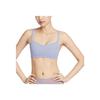 Sutien sport solid cu susținere ușoară cu bretele Lenjerie de corp pentru femei Indigo-Fog DO6609-519