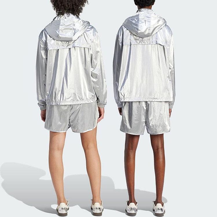 Adidas X Wales Bonner Silver Shorts Silver Metallic Unisex Bottoms IM0421