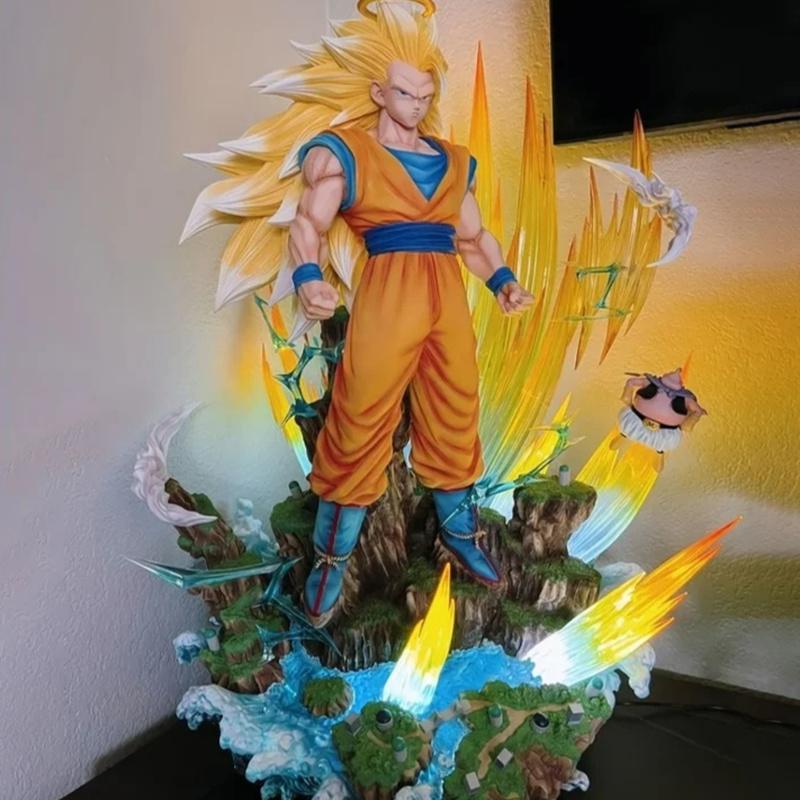 Dragon Ball 42cm  Z Son Goku Ssj3 Figure Super Saiyan 3 Goku Action Figures  Gk Statue Collection Model Toys For Children Gifts