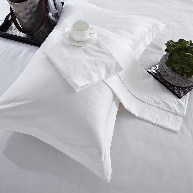 60-Thread Count White Sateen Pillowcase