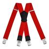 Elastische X-Rücken Hosenträger Atmungsaktiver Stoff Clip-On Hosenträger Neue Robuste Hosenträger Jeans