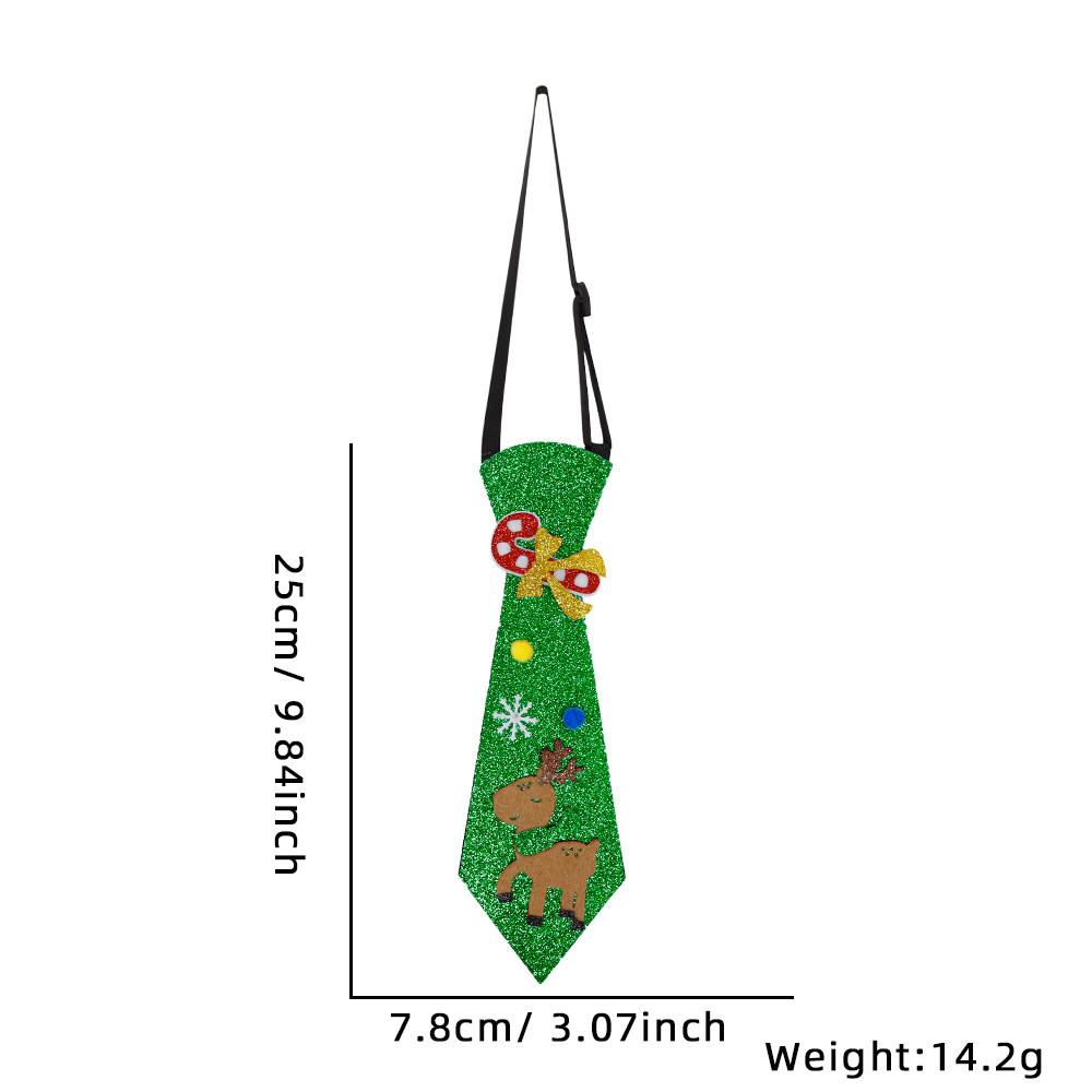 Christmas Charming Felt Tie Collection With Vibrant Colors Of Snowmen And Reindeer Themes