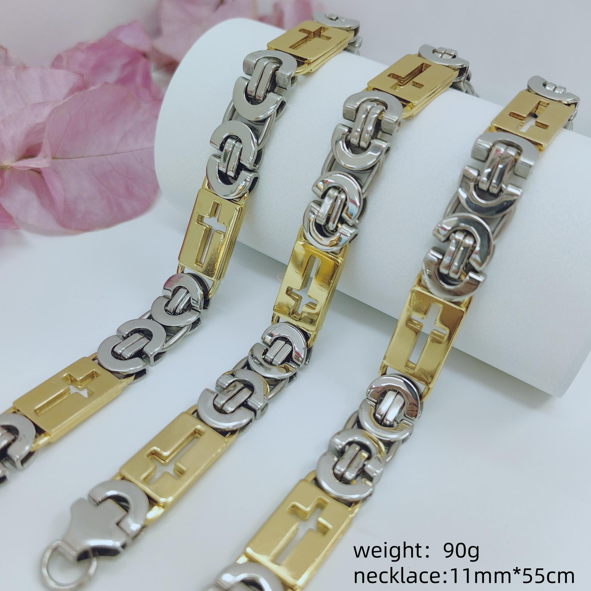 2026 Мужское Подвеска Ожерелье Украшения Модный Тренд Персонализированные Ювелирные Аксессуары 11MM+55CM