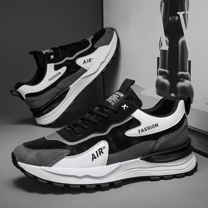 Fashion Men's Casual Sneakers Lightweight Walking Shoes Fashion Outdoor Soft Male Casual Running Shoes Breathable Zapatillas Basketball