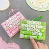 Animal Diary 26 Keys Mini Fidget Keyboard Keychain Finger Press Stress Relief Portable Bag Pendant Kids Student Pocket Toy Gift