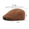 Men Suede Cap Women Beret Spring Autumn British Cap Retro Forward Cap Peaked Cap Gatsby Painters Hats
