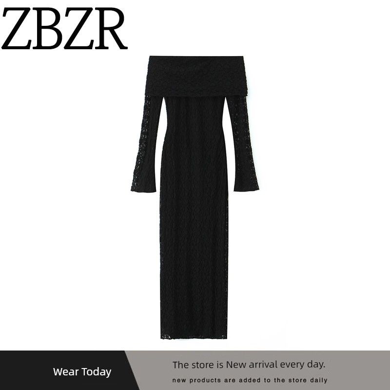 Za Export New Arrival Women's Clothing ZR Fashion Style Fashion All-Match Sexy Lace Tube Top Dress 4661251