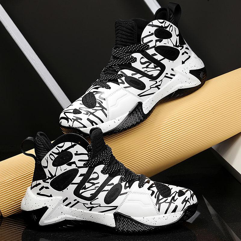 

Autumn new men s shoes youth boots actual combat soft-soled basketball shoes trendy casual ultra-light platform sports shoes 45