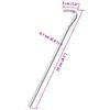 Tent Pegs 25 Pcs 23 cm Ø7 mm Galvanized Steel