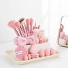 Set de Beauté 20/33 Pièces Kit d'Outils de Maquillage Éponge à Maquillage/Pinceau de Maquillage/Éponge de Beauté Pour l'Application et le Retrait du Maquillage Ensemble Complet