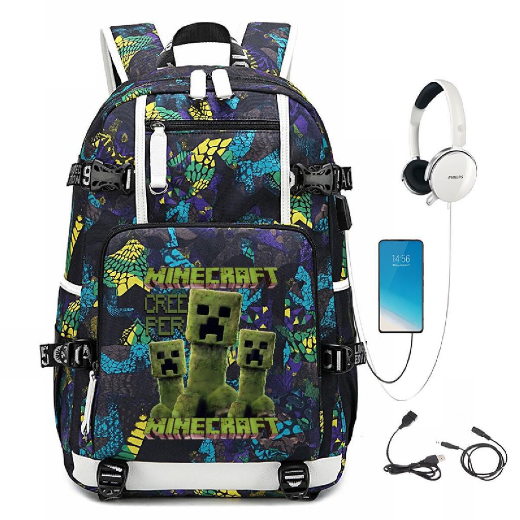 Game Merchandise Outdoor Travel Bag Large Capacity Usb Backpack