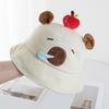 Capybara Embroidery Couple Hat Stylish Streetwear Hat Versatiles Portable Hat Engaging in Leisure Activity
