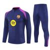Halbzip Bestickter Fußball Trainingsanzug Set Arsenal Barcelona Real Madrid Camouflage Fußballanzug